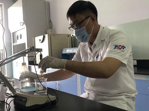  Phân tích chỉ tiêu hóa lý của mẫu thử nghiệm.