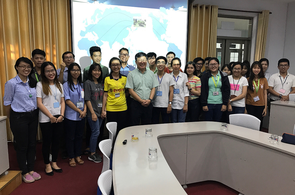 Seminar on rainwater harvesting capacity in Ho Chi Minh city and technology of collecting and using rainwater at TDTU (September, 2017)